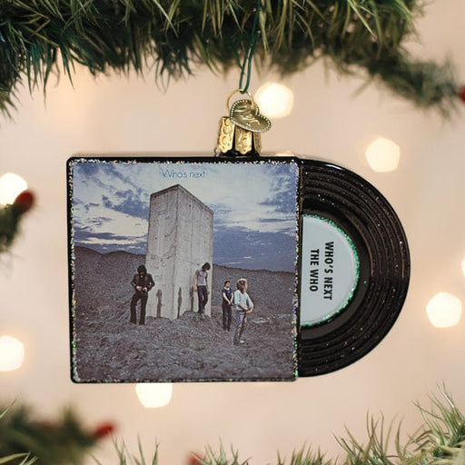 Old World Christmas Who's Next Album Cover Ornament