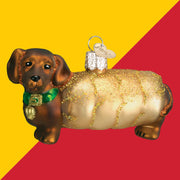 Old World Christmas Wiener Dog Ornament