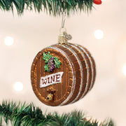Old World Christmas Wine Barrel Ornament