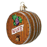 Old World Christmas Wine Barrel Ornament