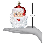Old World Christmas Winking Santa Ornament