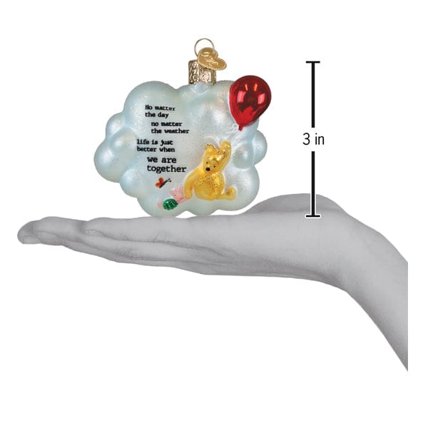 Old World Christmas Winnie And Piglet Together Ornament