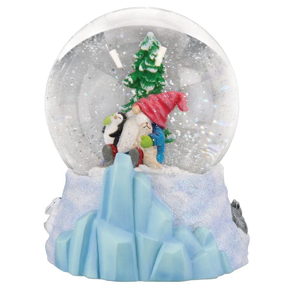 Old World Christmas Winter Arctic Gnome Snow Globe