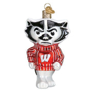 Old World Christmas Wisconsin Bucky Ornament
