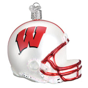 Old World Christmas Wisconsin Helmet Ornament