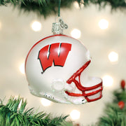 Old World Christmas Wisconsin Helmet Ornament