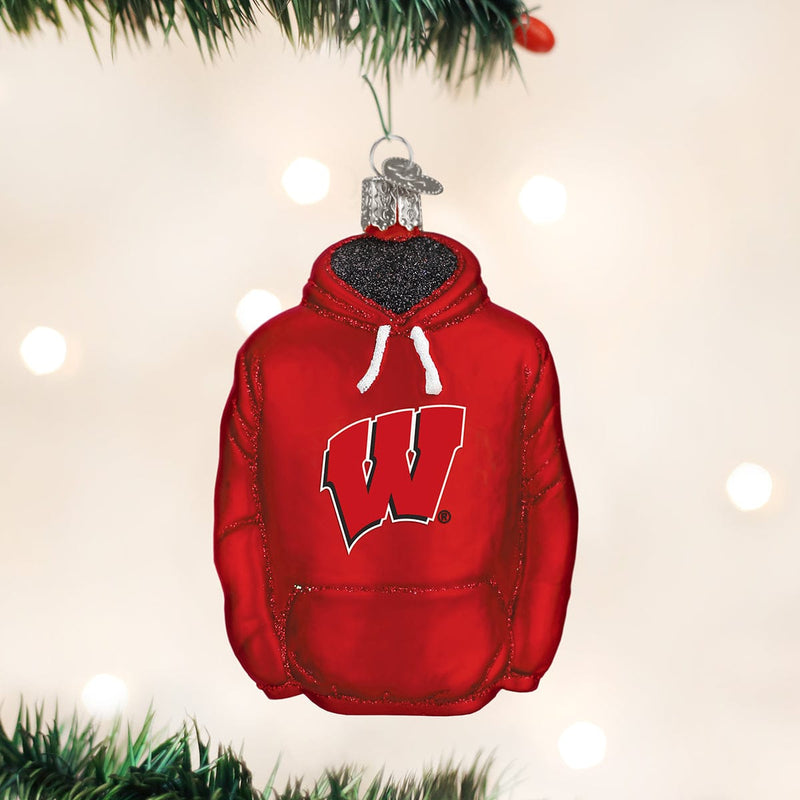 Old World Christmas Wisconsin Hoodie Ornament
