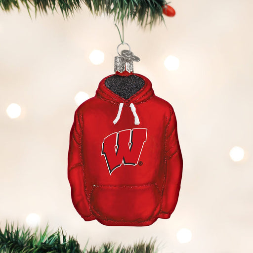 Old World Christmas Wisconsin Hoodie Ornament