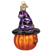 Old World Christmas Witch Pumpkin Ornament