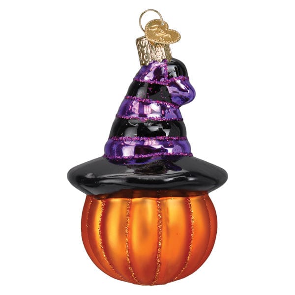 Old World Christmas Witch Pumpkin Ornament