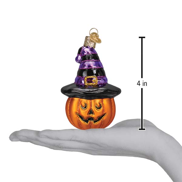 Old World Christmas Witch Pumpkin Ornament