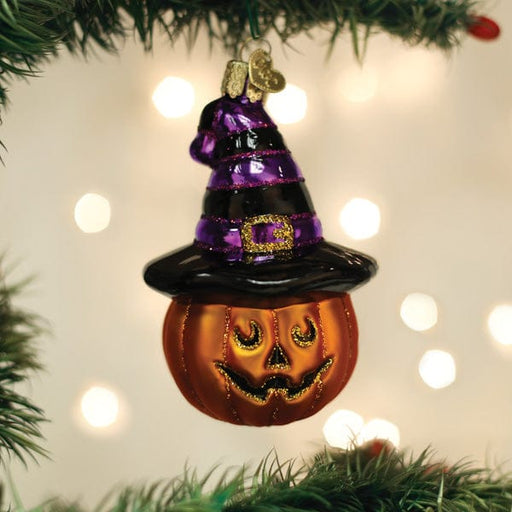 Old World Christmas Witch Pumpkin Ornament