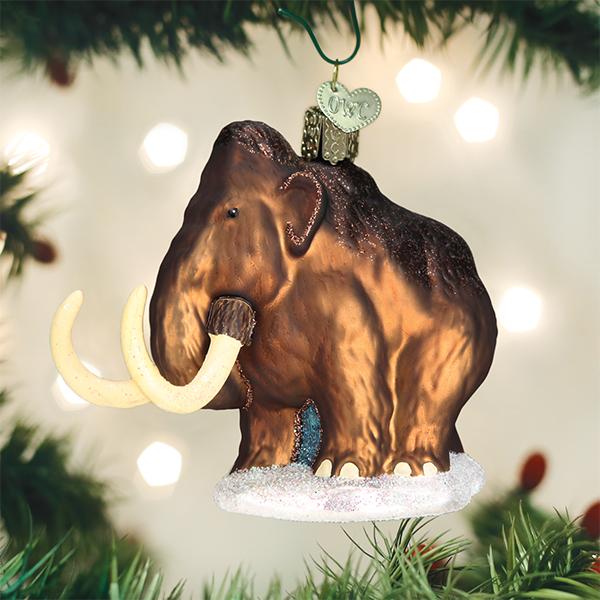 Old World Christmas Woolly Mammoth Ornament