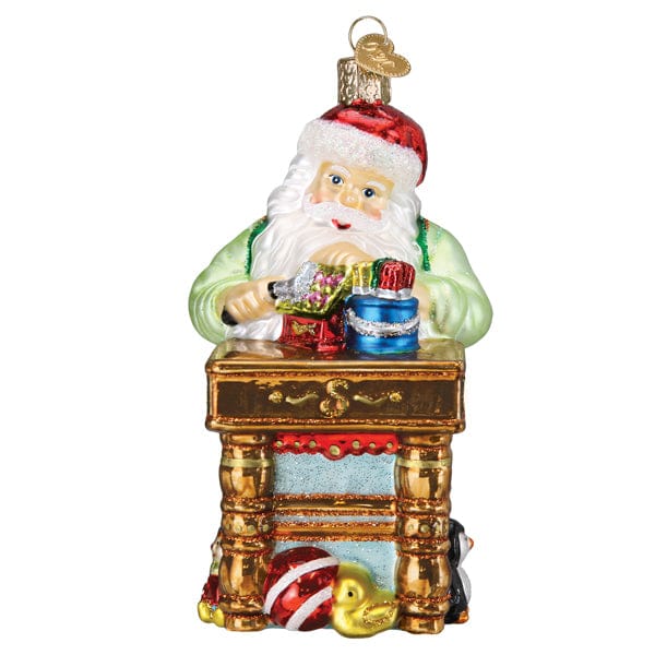 Old World Christmas Workshop Santa Ornament