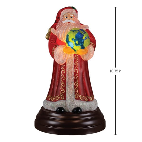 Old World Christmas World Peace Santa Light