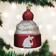 Old World Christmas WSU Beanie Ornament