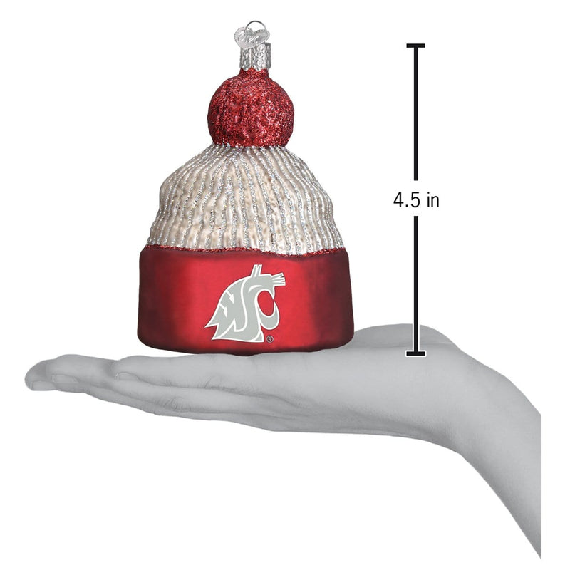 Old World Christmas WSU Beanie Ornament