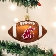 Old World Christmas WSU Football Ornament