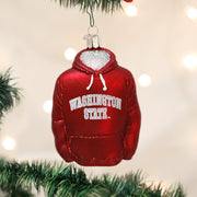 Old World Christmas WSU Hoodie Ornament