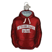 Old World Christmas WSU Hoodie Ornament