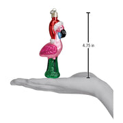 Old World Christmas Yard Flamingo Ornament