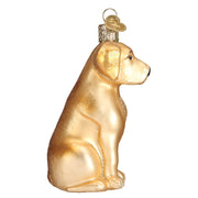Old World Christmas Yellow Labrador Ornament