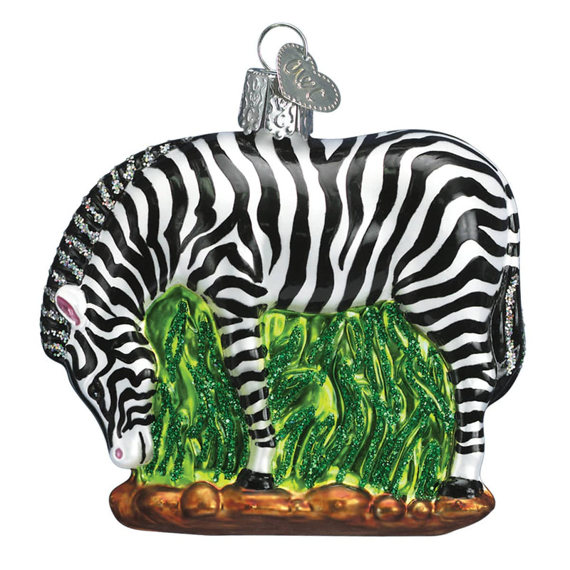 Old World Christmas Zebra Ornament