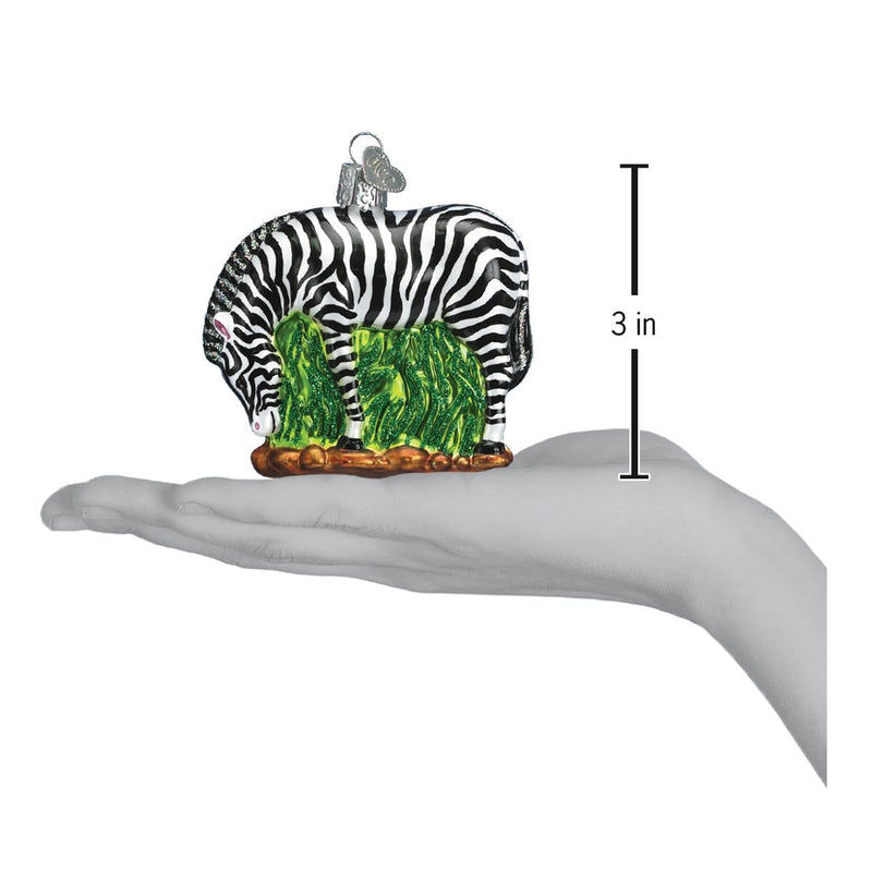 Old World Christmas Zebra Ornament
