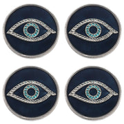 OLIVIA RIEGEL® Coasters Evil Eye Coaster (Set of 4)