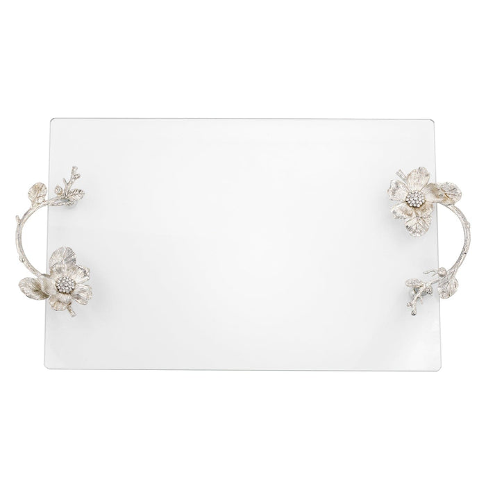 OLIVIA RIEGEL® Decorative Trays Botanica Glass Tray