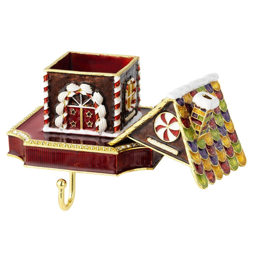 OLIVIA RIEGEL® Holiday Stocking Hangers Gingerbread Box Stocking Holder