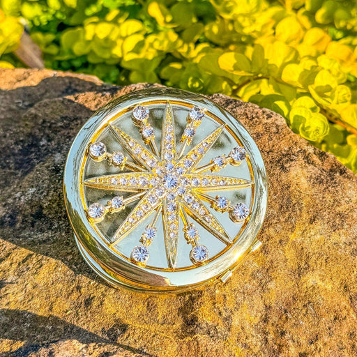 OLIVIA RIEGEL® Mirrored Compact Starburst Compact