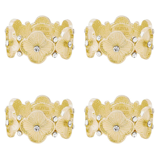 OLIVIA RIEGEL® Napkin Rings Clover Napkin Ring (Set of 4)