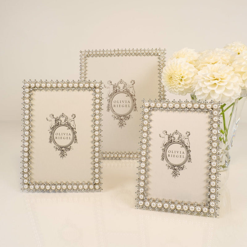 OLIVIA RIEGEL® Picture Frames Crystal & Pearl Frame