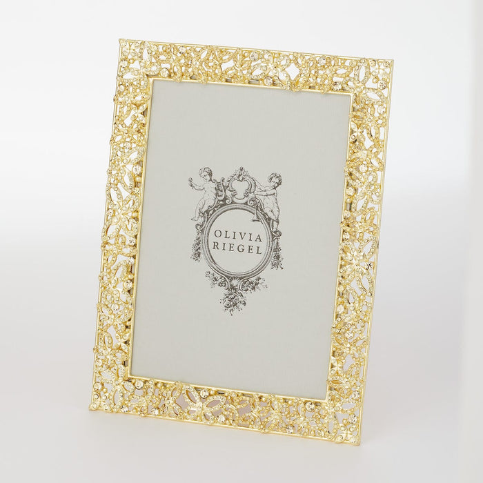 OLIVIA RIEGEL® Picture Frames Papillon with Jonquil Crystals 5" x 7" Frame