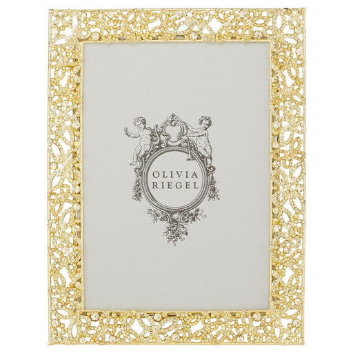 OLIVIA RIEGEL® Picture Frames Papillon with Jonquil Crystals 5" x 7" Frame