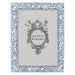 OLIVIA RIEGEL® Picture Frames Silver Papillon with Lt Sapphire Crystals 5" x 7" Frame