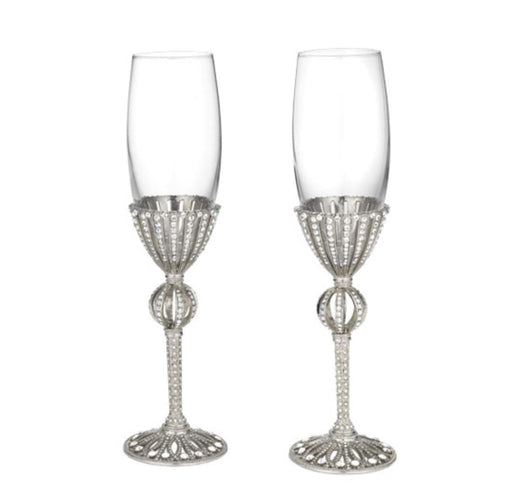 Olivia Riegel Silver Emerson Flute Set of 2