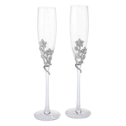 OLIVIA RIEGEL® Stemware Flora Flute (Set of 2)