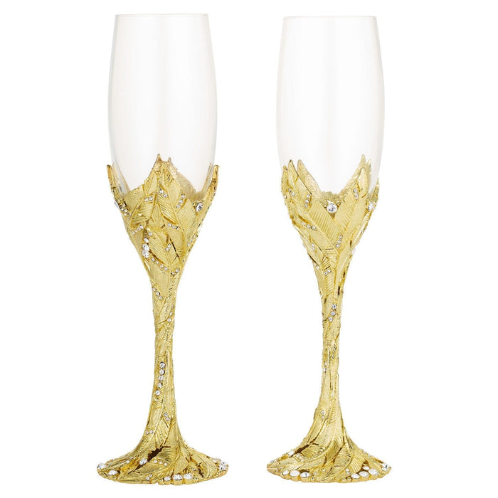 OLIVIA RIEGEL® Stemware Preen Flute (Set of 2)