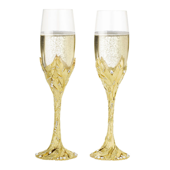 OLIVIA RIEGEL® Stemware Preen Flute (Set of 2)