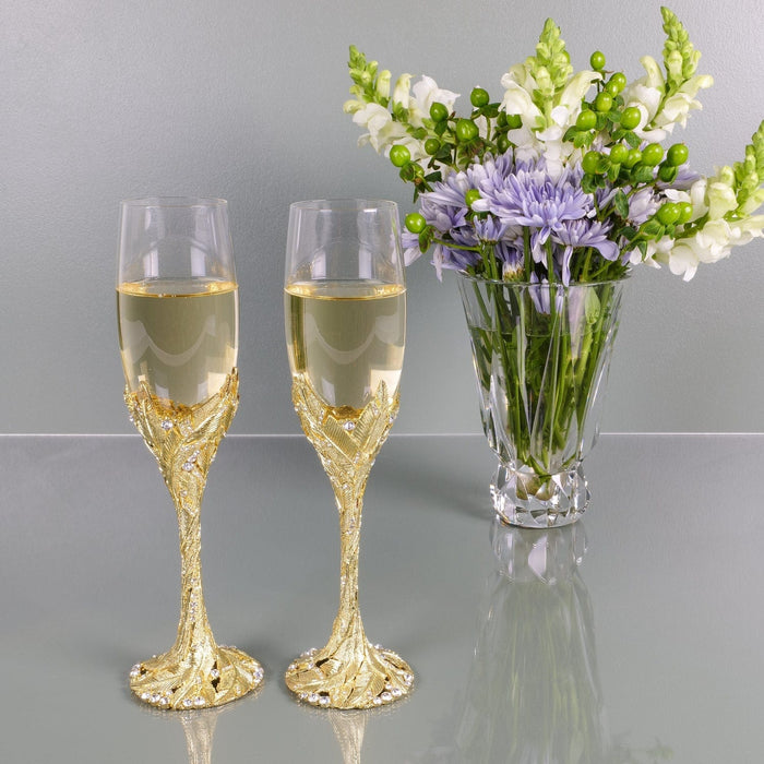 OLIVIA RIEGEL® Stemware Preen Flute (Set of 2)