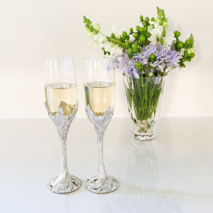 OLIVIA RIEGEL® Stemware Preen Flute (Set of 2)