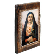 Oremus Mercy Lady of Seven Sorrows Retablo     (MOQ 1)