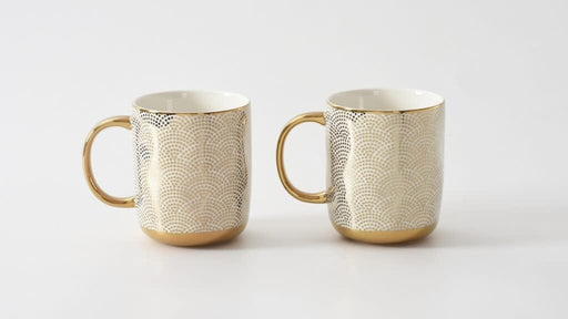 Pampa Bay Set of 2 Dotted Mugs