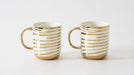 Pampa Bay Set of 2 Striped Mugs