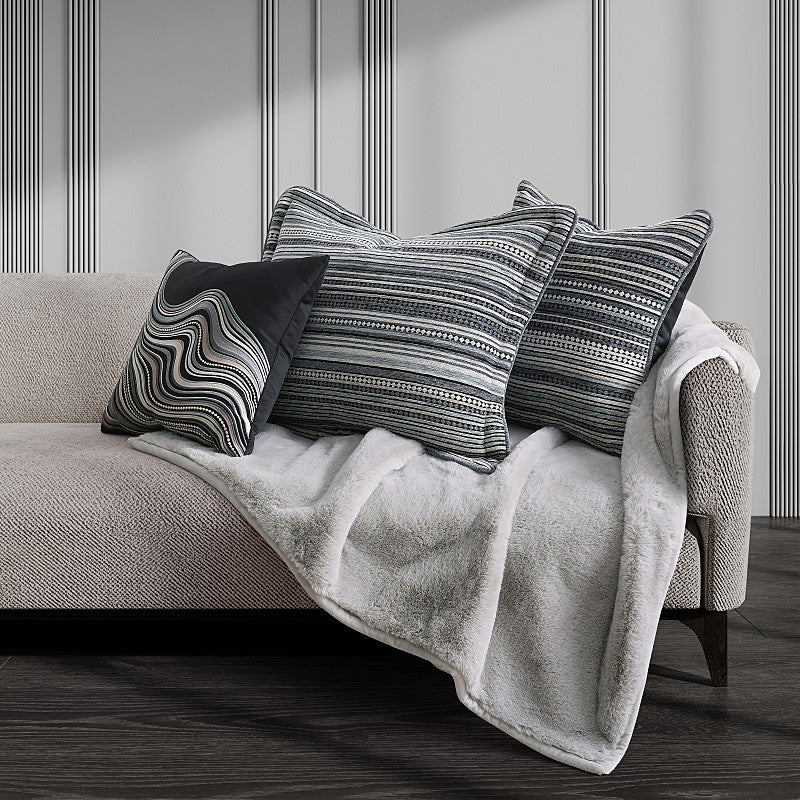 Parallel 18" Square Decorative Throw Pillow