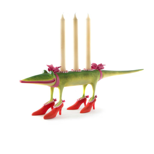 Patience Brewster Figurines Gloria Alligator Candle Holder by Patience Brewster