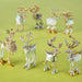 Patience Brewster Figurines Moonbeam Reindeer Mini Ornaments Set/8 by Patience Brewster