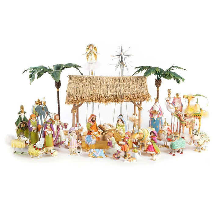 Patience Brewster Figurines Nativity Chicken & Dove Figures by Patience Brewster